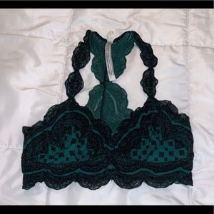 Free Poeple Dark Green Bralette